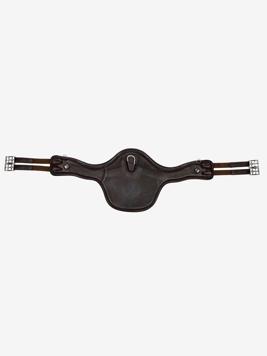 Horse LeMieux Girths | Gel-Tek Anatomic Long Stud Girth Brown