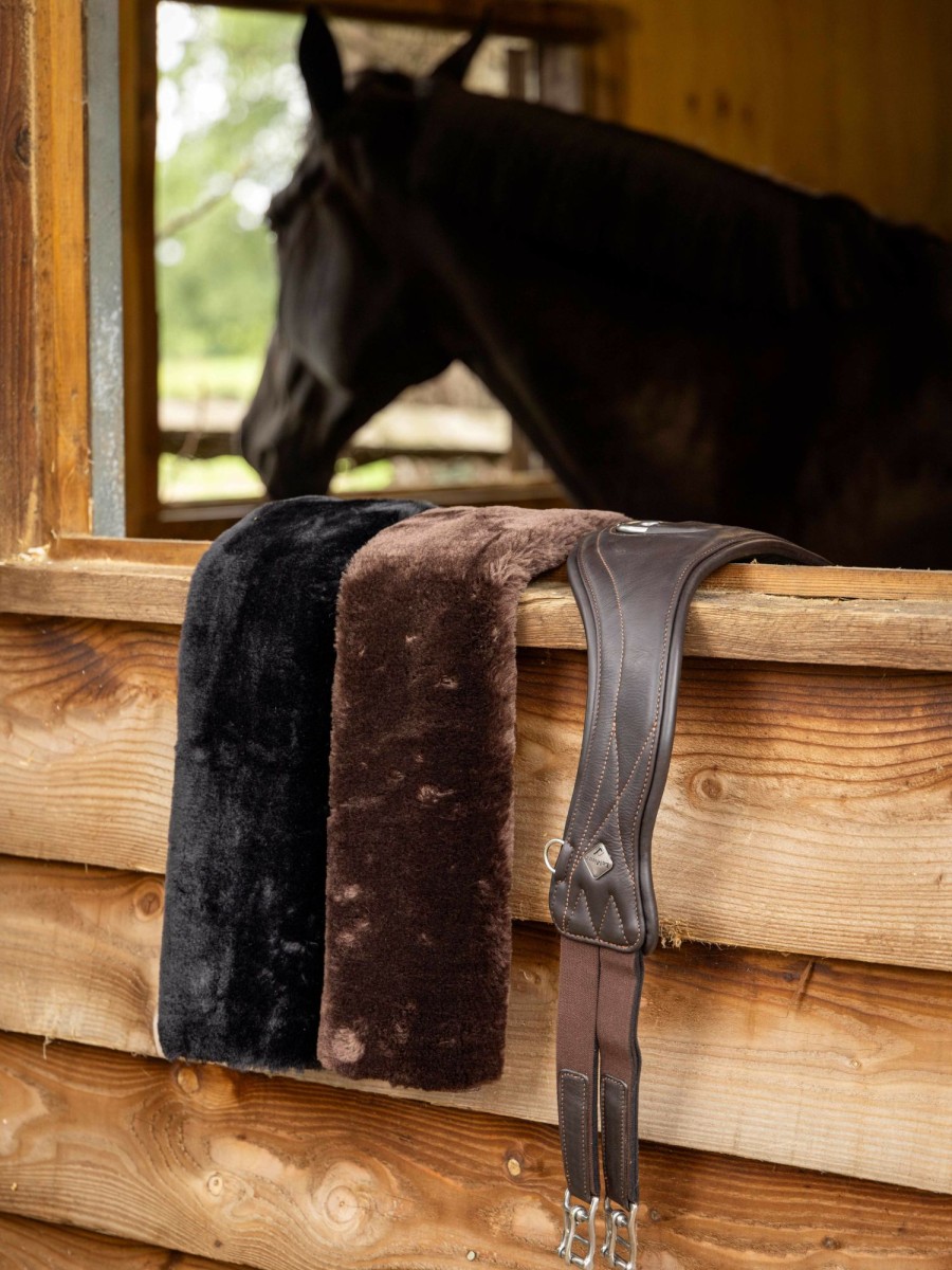 Horse LeMieux Girth Covers | Simuwool Gp Slip On Girth Sleeve Black One Size