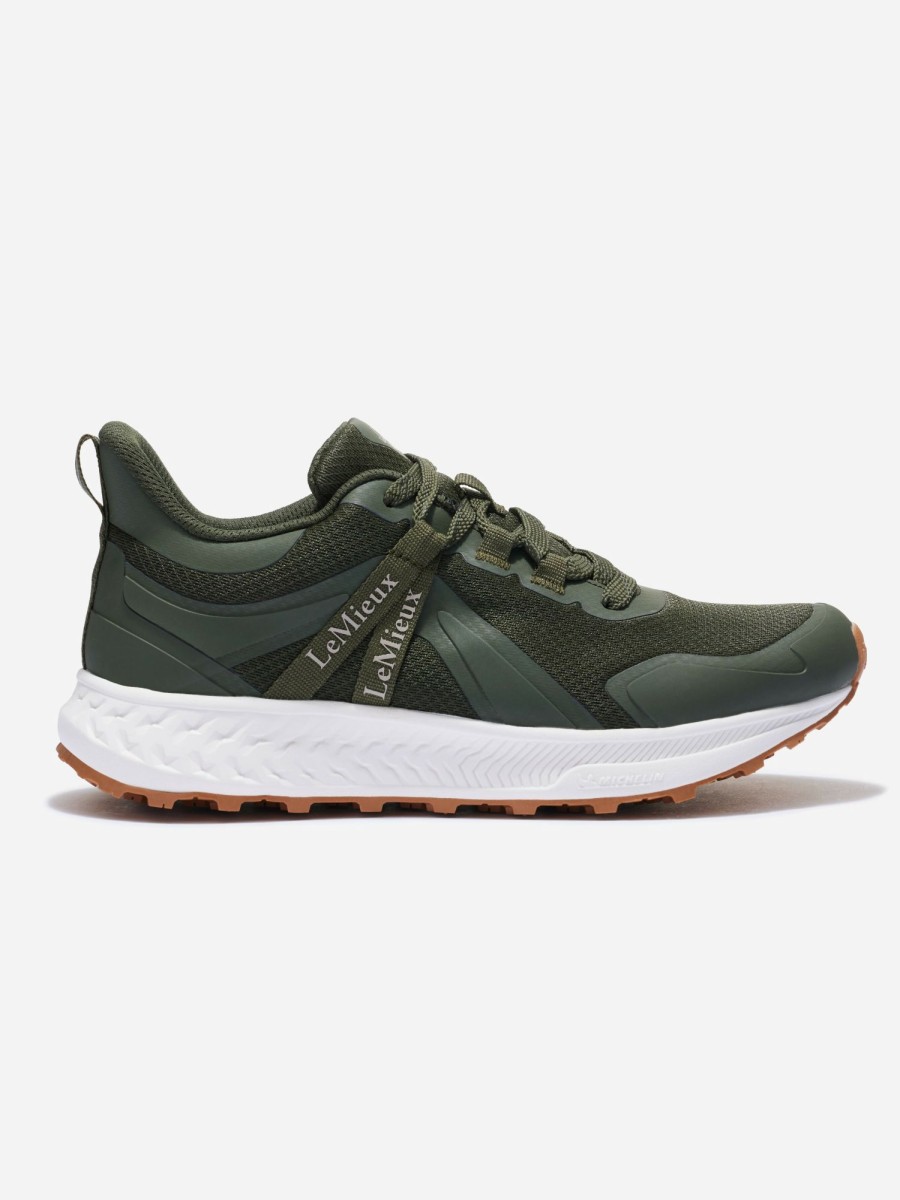 Clothing LeMieux | Trax Waterproof Trainer Khaki