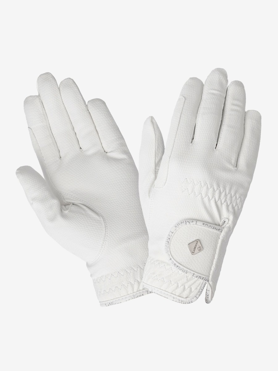 Clothing LeMieux Competition Wear | Classic Riding Gloves White