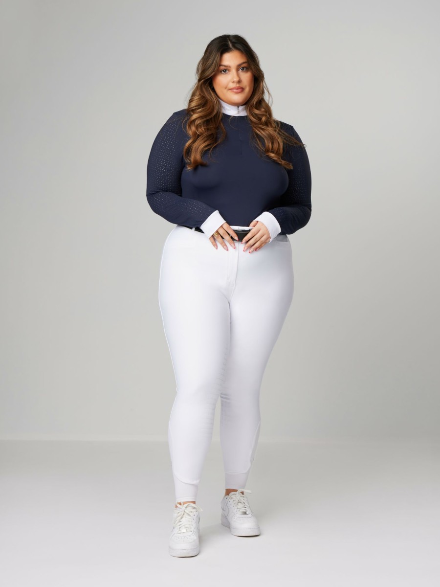 Clothing LeMieux Breeches & Jodhpurs | Dynamique Full Seat Breeches White