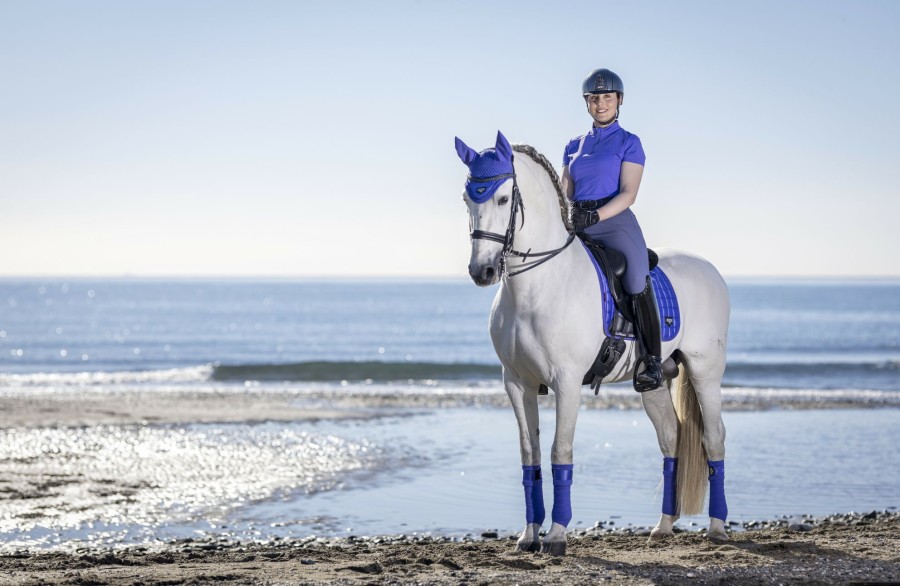 Saddle Pads LeMieux | Loire Memory Dressage Square Bluebell