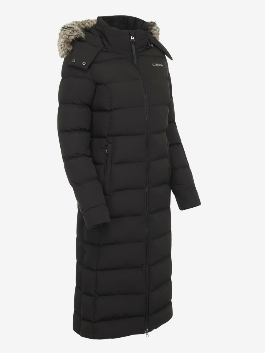 Clothing LeMieux Coats & Jackets | Harper Longline Puffer Coat Black