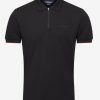 Clothing LeMieux Shirts & Tops | Mens Elite Zip Polo Shirt Black