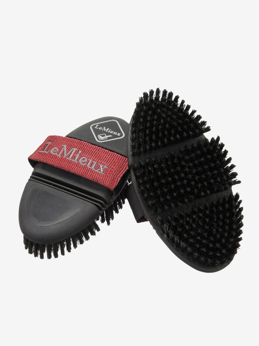 Horse LeMieux Brushes | Flexi Soft Body Brush Black One Size