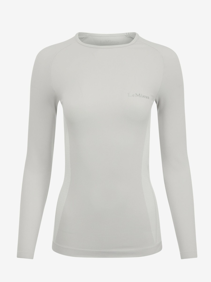 Clothing LeMieux Base Layers | Thermal Base Layer Ice Grey