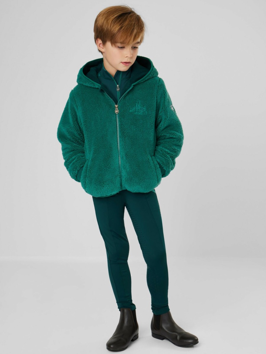 Clothing LeMieux Hoodies & Jumpers | Mini Teagan Fleece Evergreen