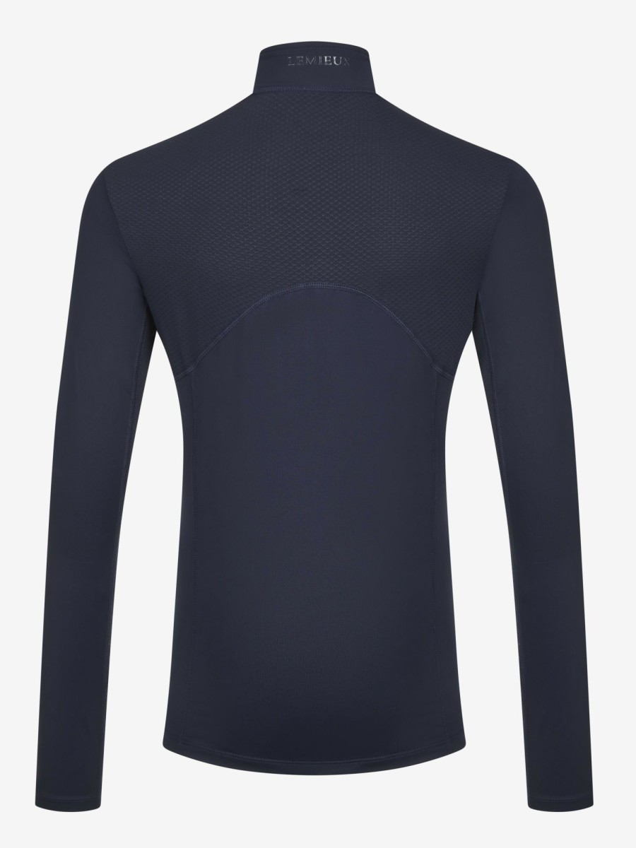 Clothing LeMieux Base Layers | Young Rider Mia Mesh Base Layer Navy