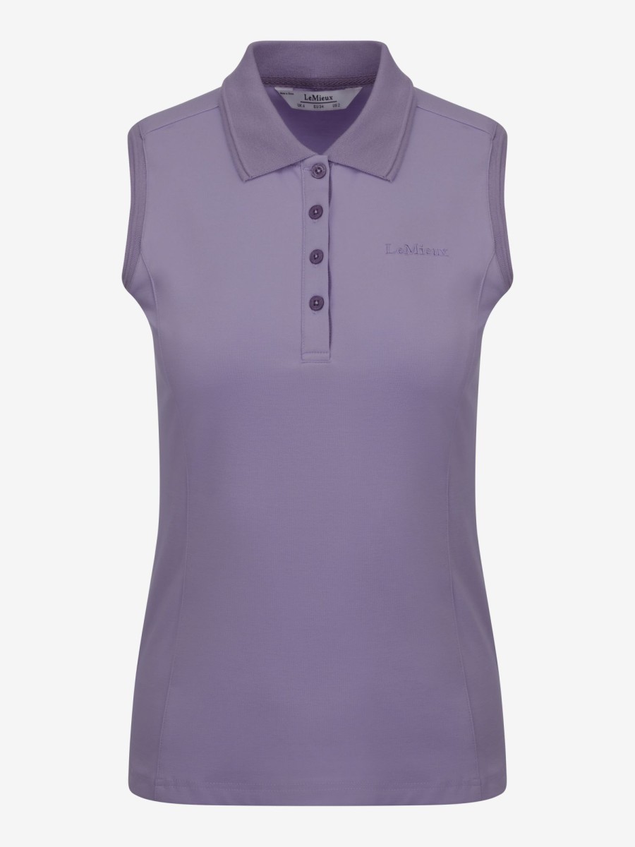 Clothing LeMieux Tops | Sleeveless Polo Shirt Iris