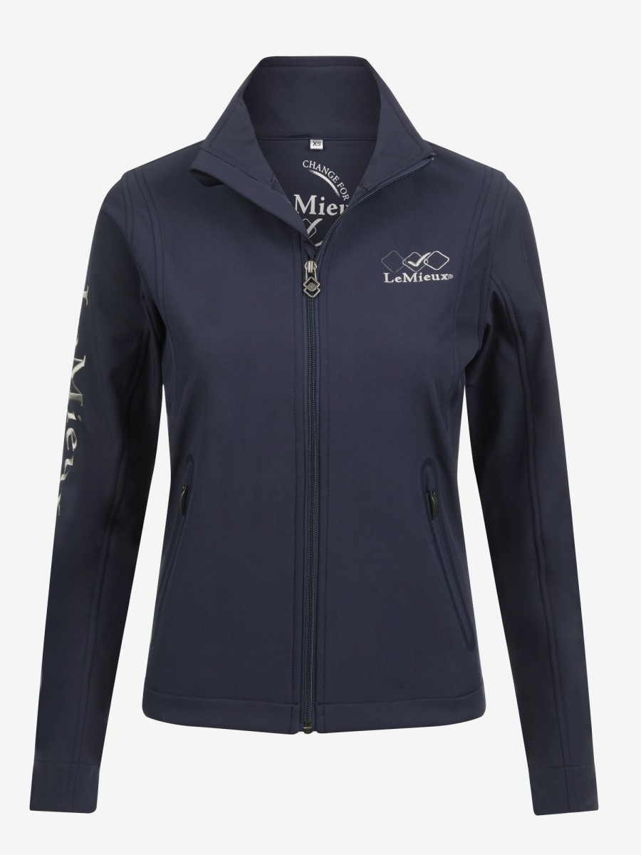 Clothing LeMieux Coats & Jackets | Team Soft Shell Jacket Navy