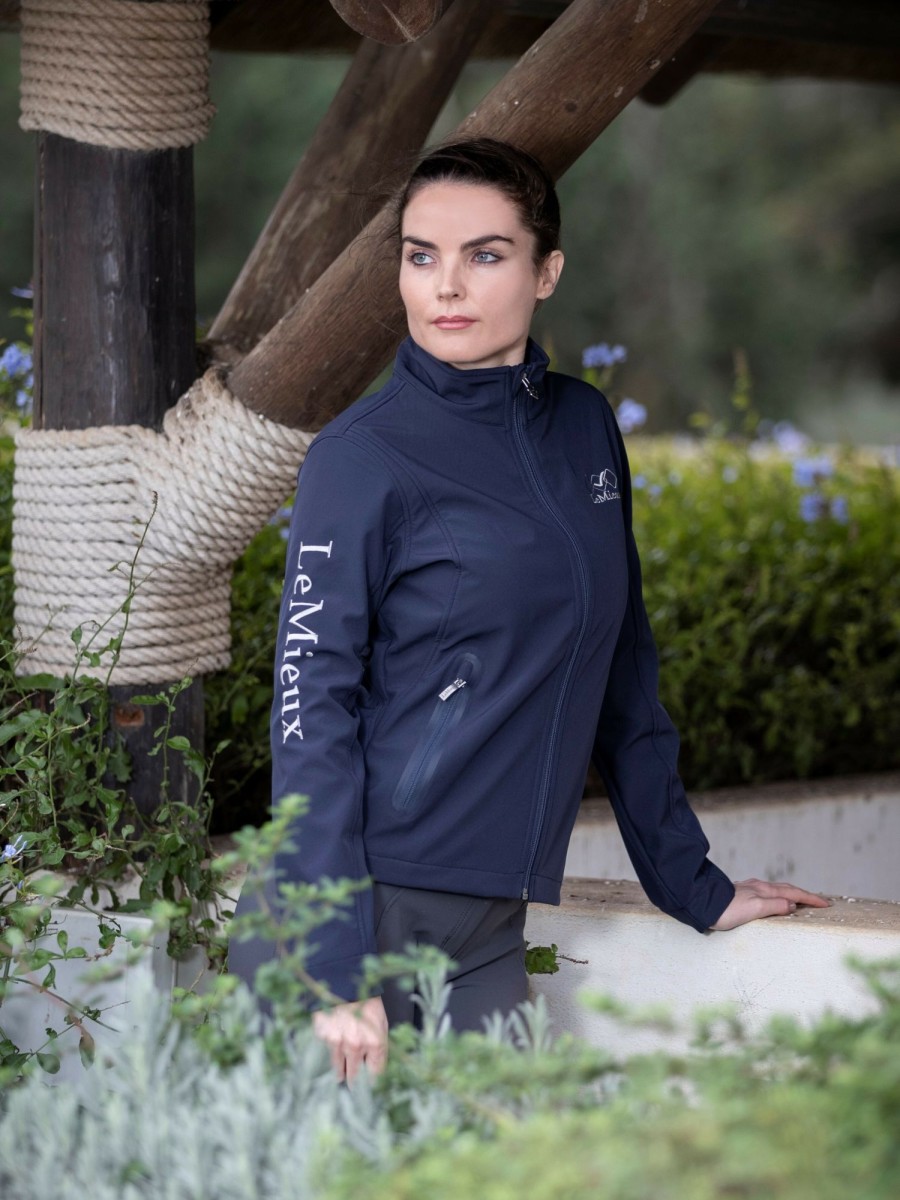 Clothing LeMieux Coats & Jackets | Team Soft Shell Jacket Navy