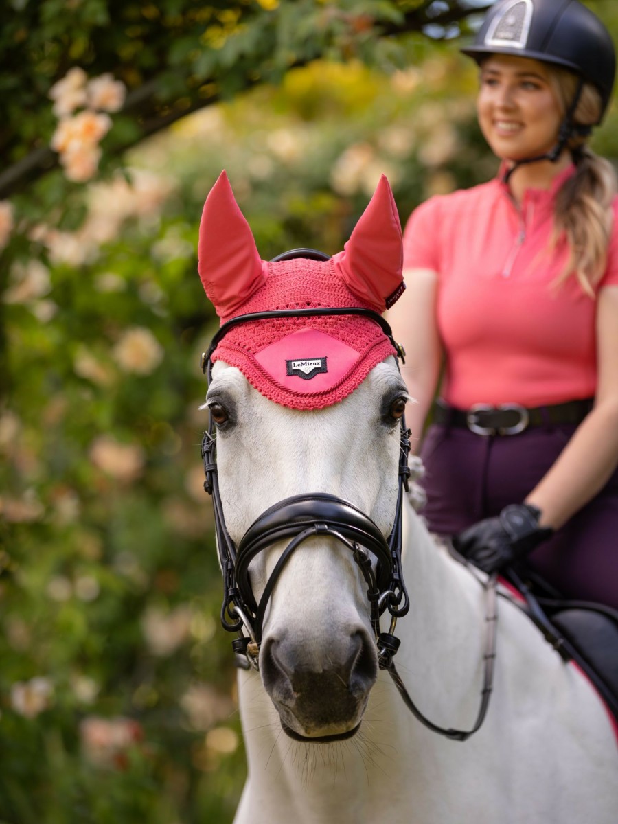 Horse LeMieux Fly Hoods | Loire Fly Hood Papaya