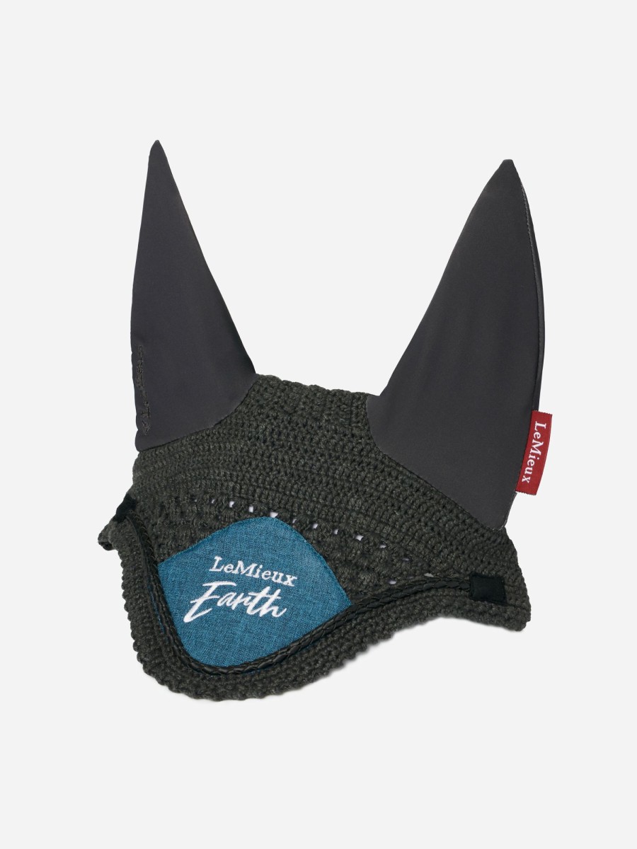 Horse LeMieux Earth Fly Hoods | Earth Fly Hood Ocean