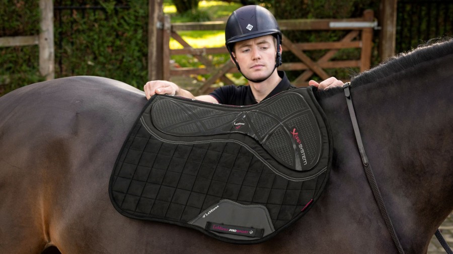 Saddle Pads LeMieux | X-Grip Silicone Eurojump Square Black Large