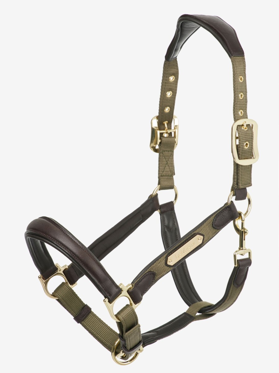 Horse LeMieux Leather Headcollars | Capella Headcollar Forest