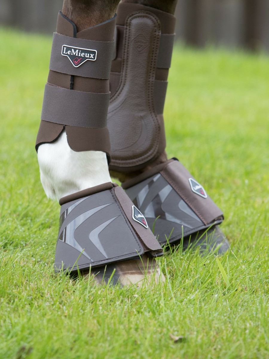 Horse LeMieux Overreach Boots | Proshell Over Reach Boots Brown