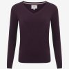 Clothing LeMieux Hoodies & Jumpers | Ladies V-Neck Jumper Fig