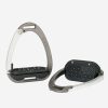 Horse LeMieux Stirrups & Leathers | Vector Control Stirrup Carbon/Silver One Size