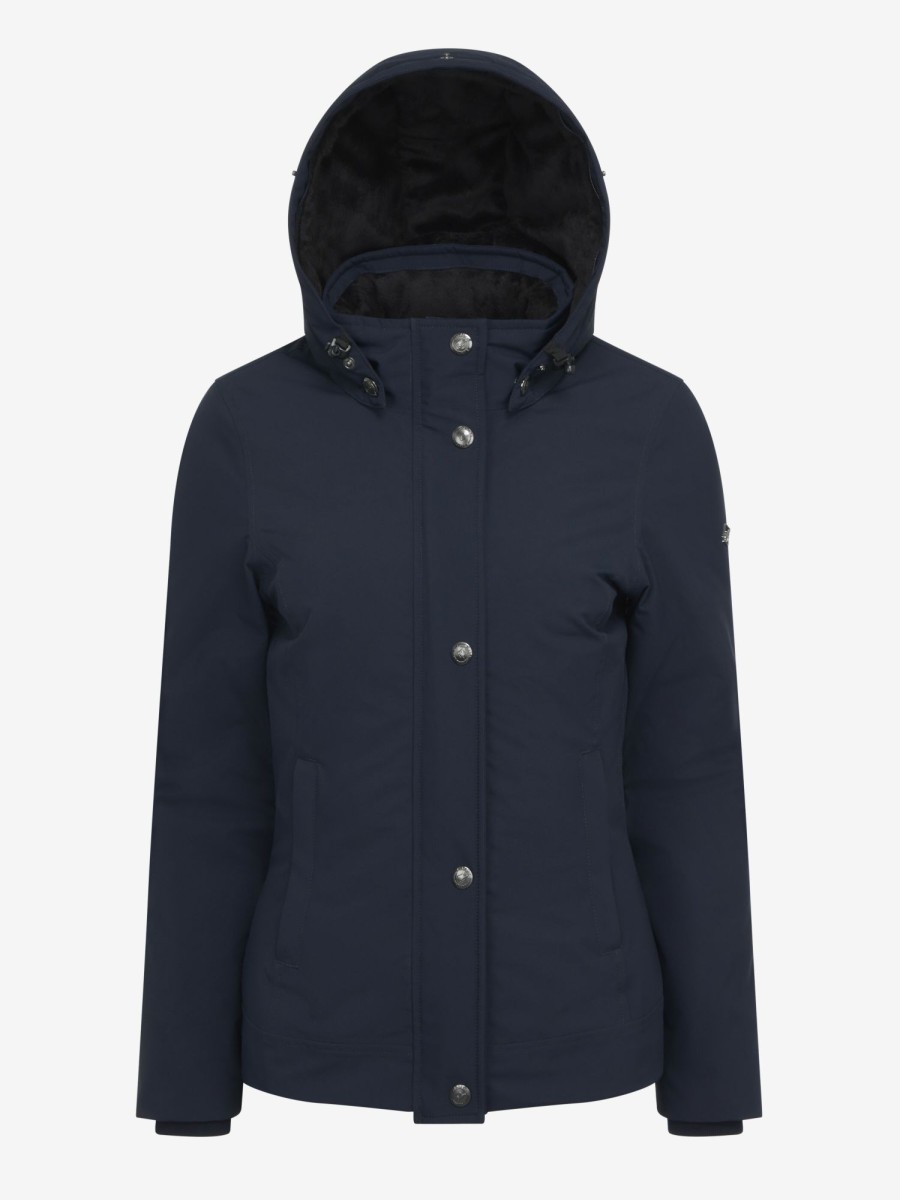 Clothing LeMieux Coats & Jackets | Laura Waterproof Short Coat Navy