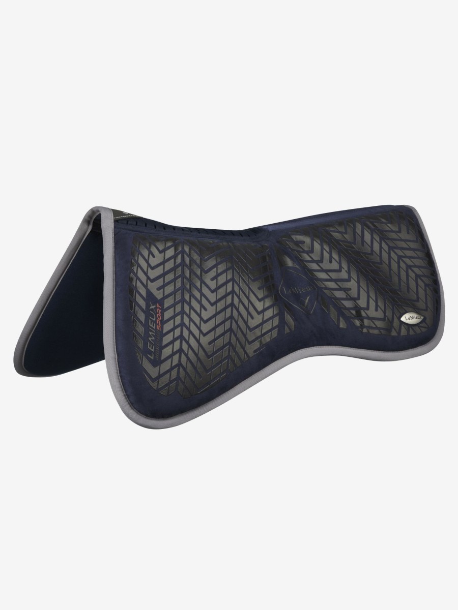 Saddle Pads LeMieux | Sports Grip Memory Half Pad Navy Large