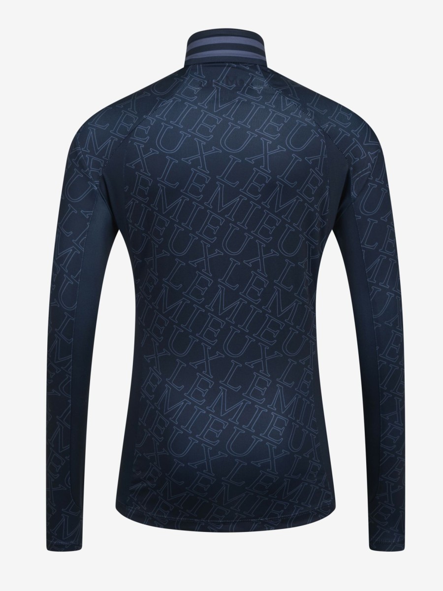 Clothing LeMieux Base Layers | Young Rider Frieda Base Layer Navy