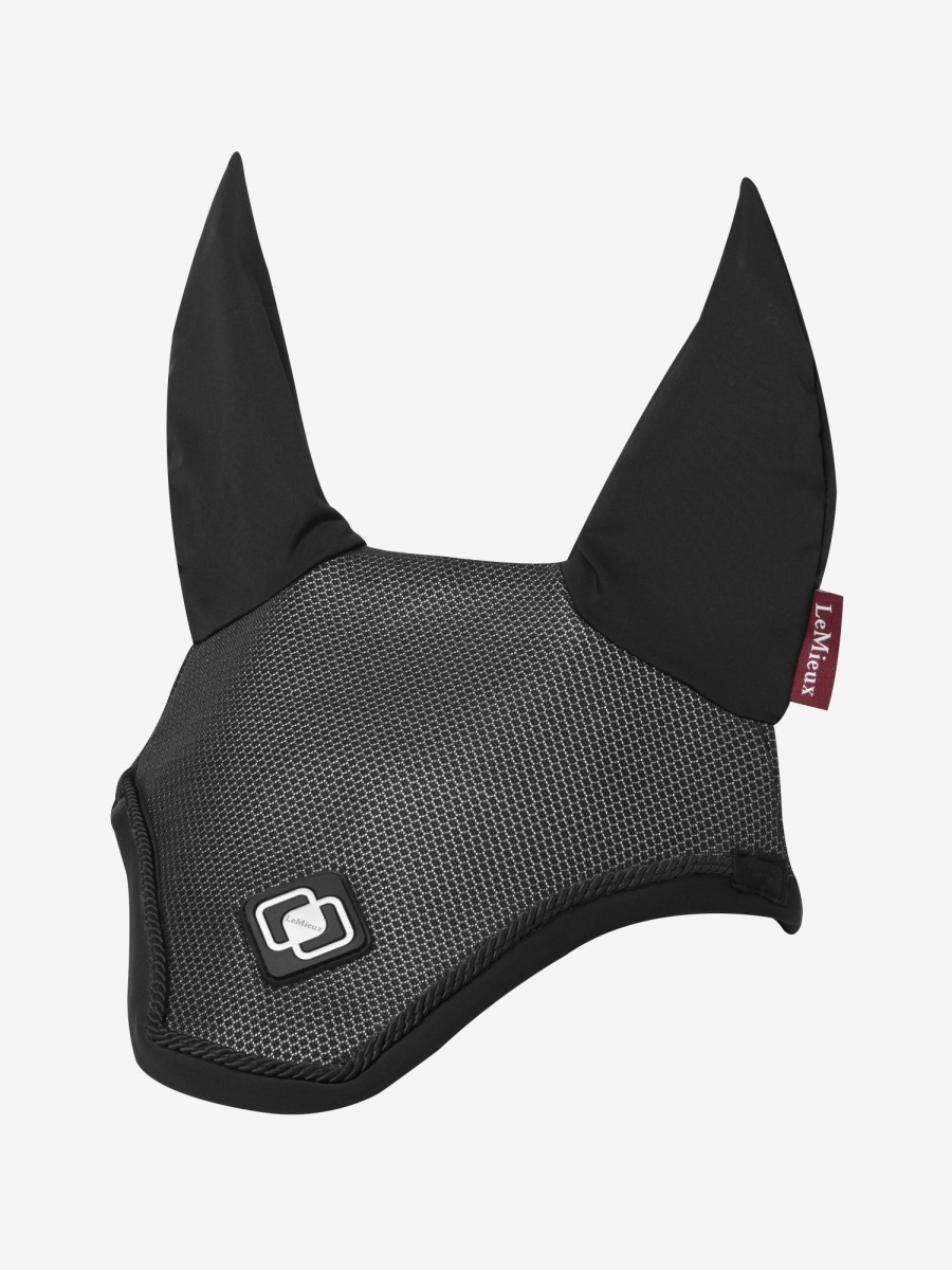 Horse LeMieux Ultra Mesh Fly Hoods | Ultra Mesh Fly Hood Black