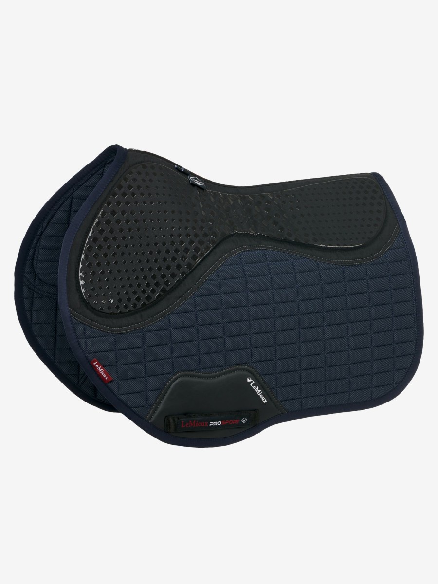 Saddle Pads LeMieux | Le Cool Grip Eurojump Pad Navy One Size