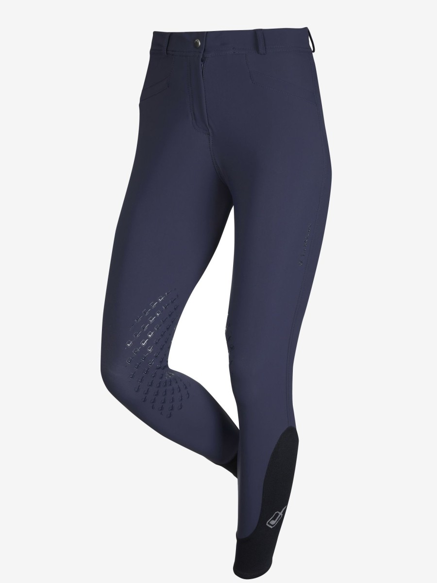 Clothing LeMieux Breeches & Jodhpurs | Dynamique Knee Grip Breeches Navy