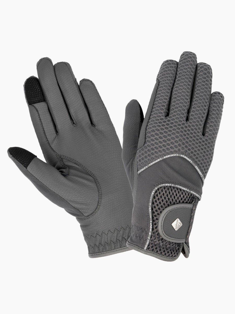 Clothing LeMieux Gloves | 3D Mesh Riding Gloves Grey