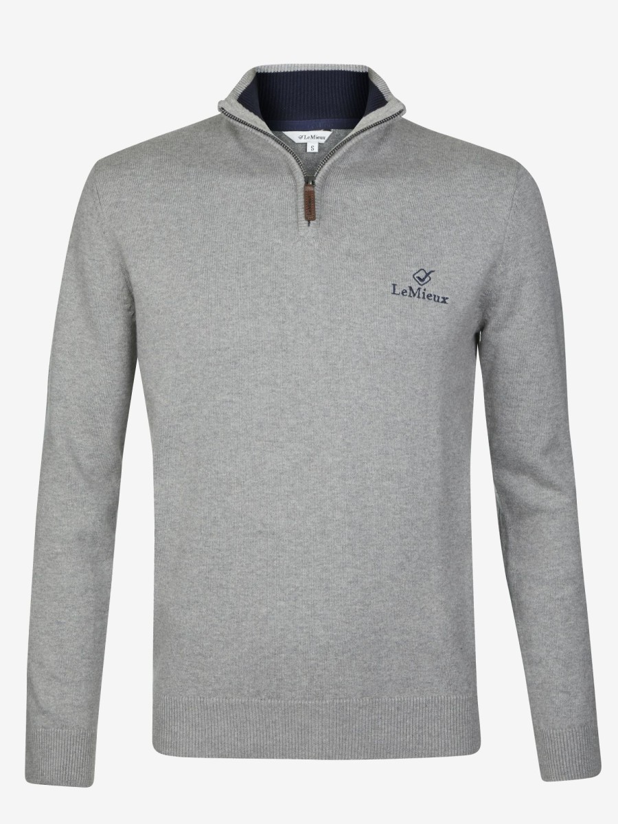 Clothing LeMieux Hoodies & Jumpers | Mens Jumper Grey