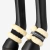 Horse LeMieux Brushing Boots | Fleece Pastern Wrap Black One Size