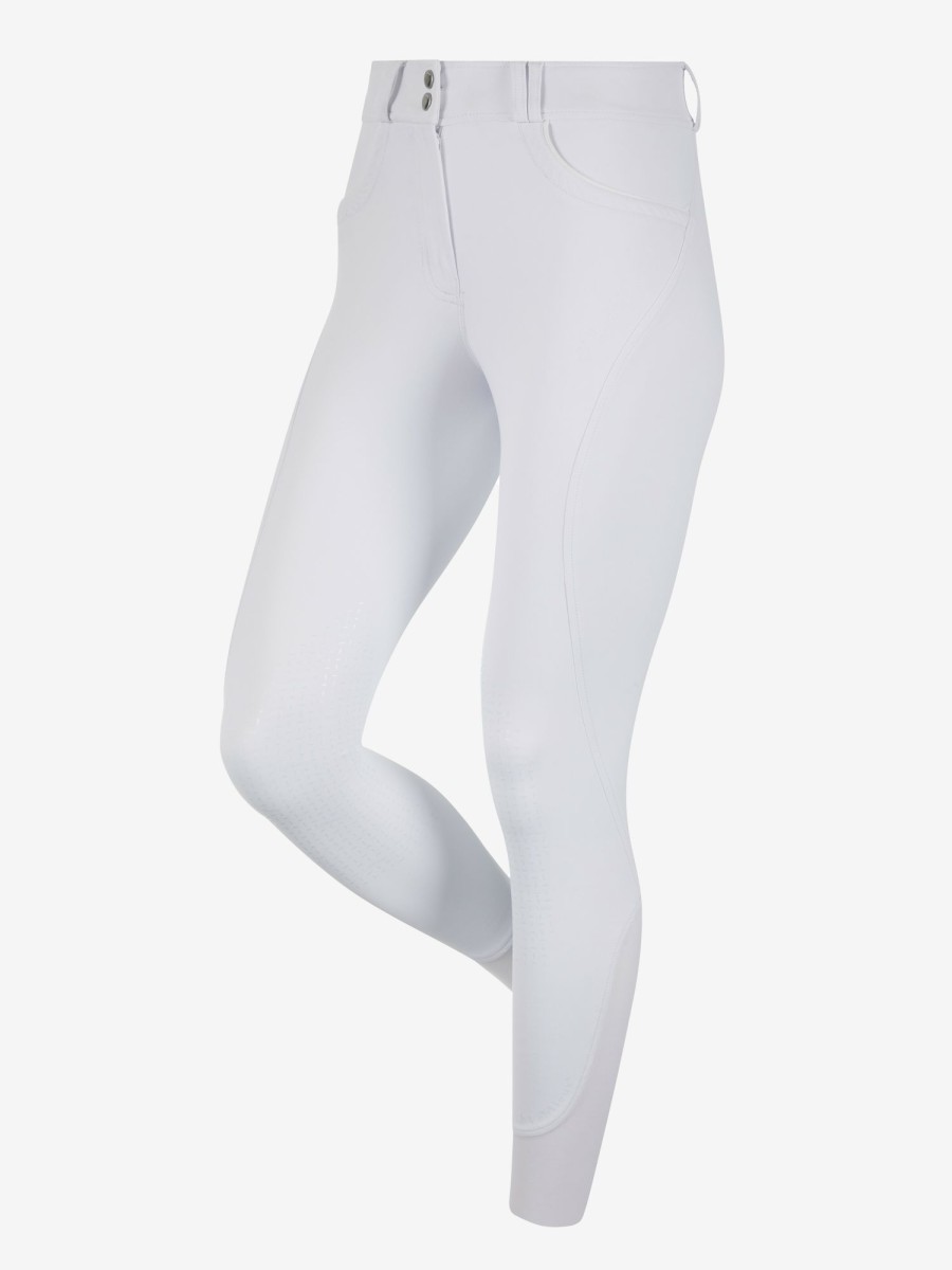 Clothing LeMieux Breeches & Jodhpurs | Amara Ii Breech Knee Grip White