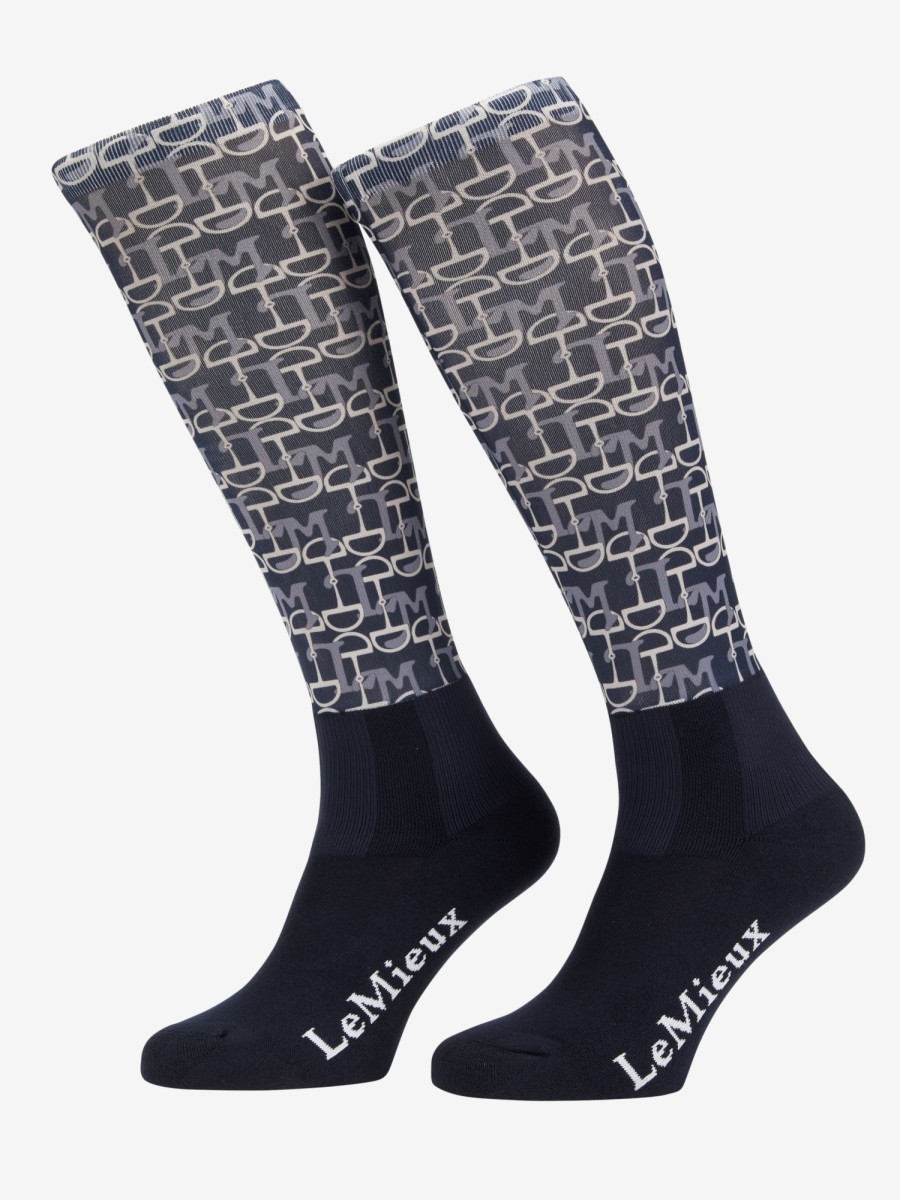 Clothing LeMieux Socks | Footsie Socks Florence Navy