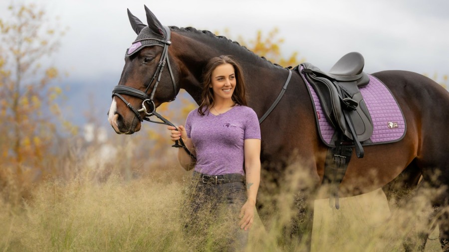 Saddle Pads LeMieux | Earth Dressage Square Thistle Large