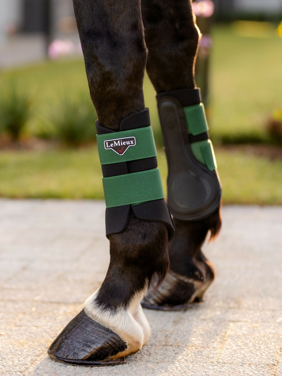 Discipline LeMieux Brushing Boots | Grafter Brushing Boot Hunter Green