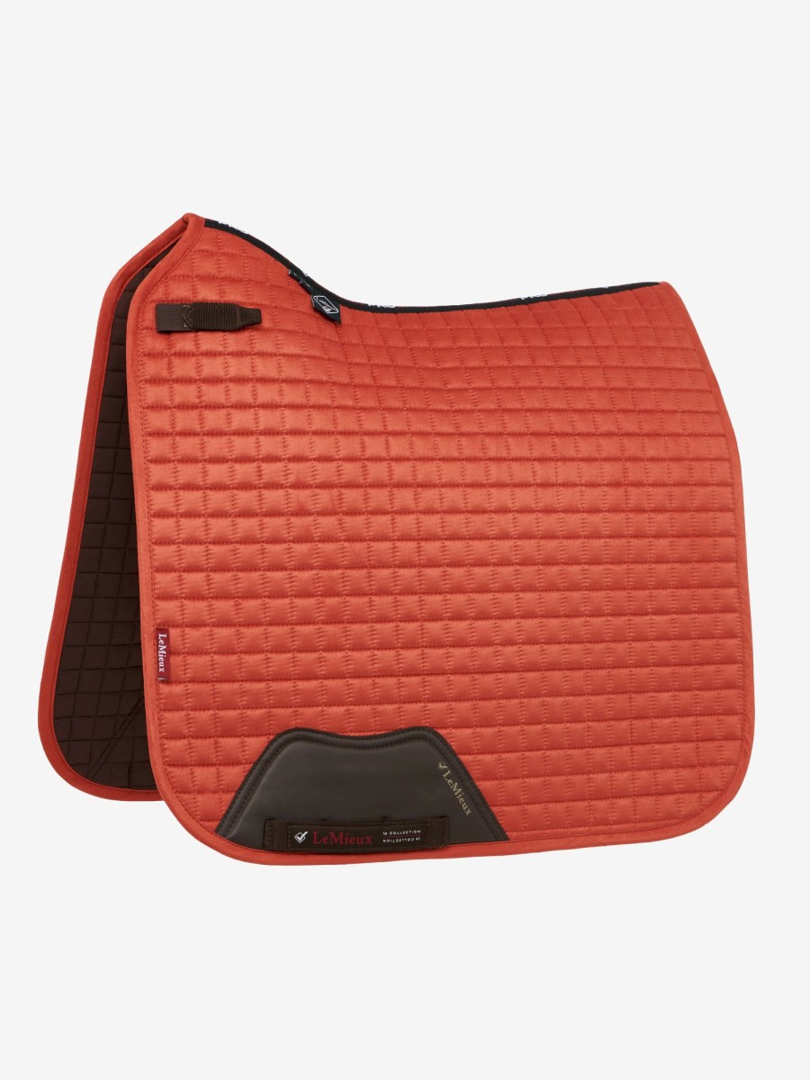 Saddle Pads LeMieux | Suede Dressage Square Sienna