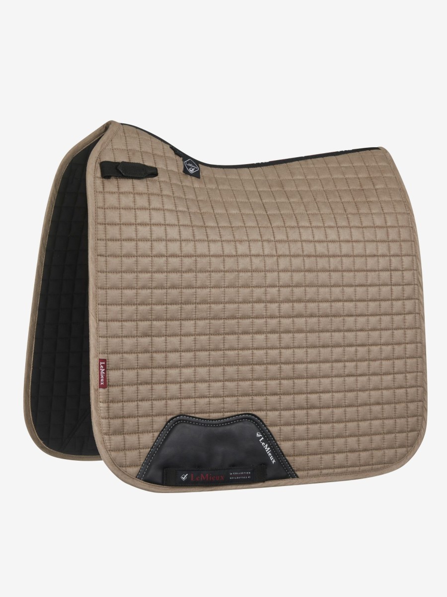 Saddle Pads LeMieux | Suede Dressage Square Mink