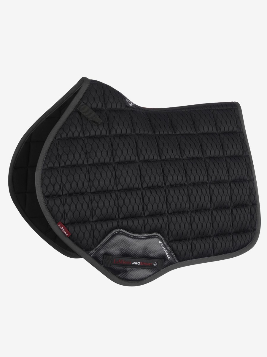 Saddle Pads LeMieux | Carbon Mesh Close Contact Square Black Large